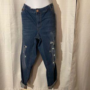 Lot 18 Denim Jeans (cuffed bottom) - Sz 18
